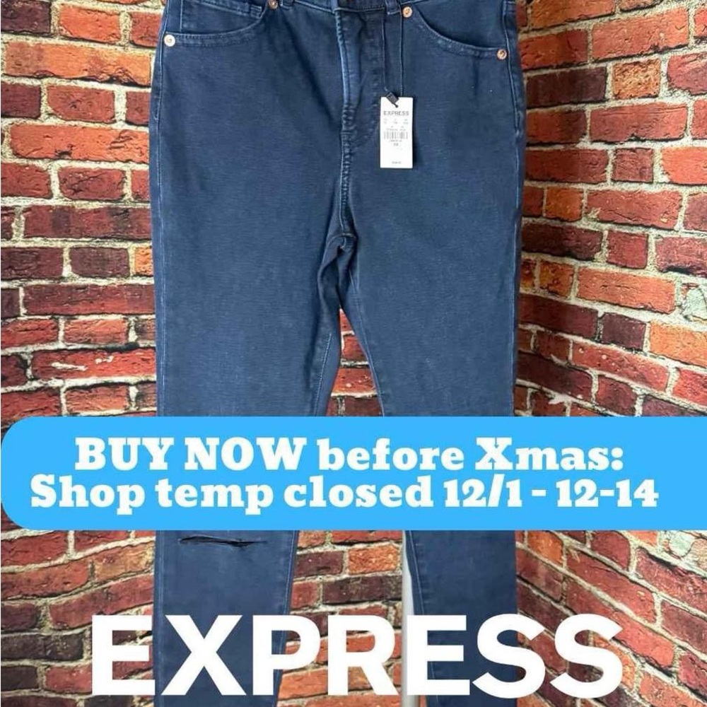 Express Navy Blue Jeans